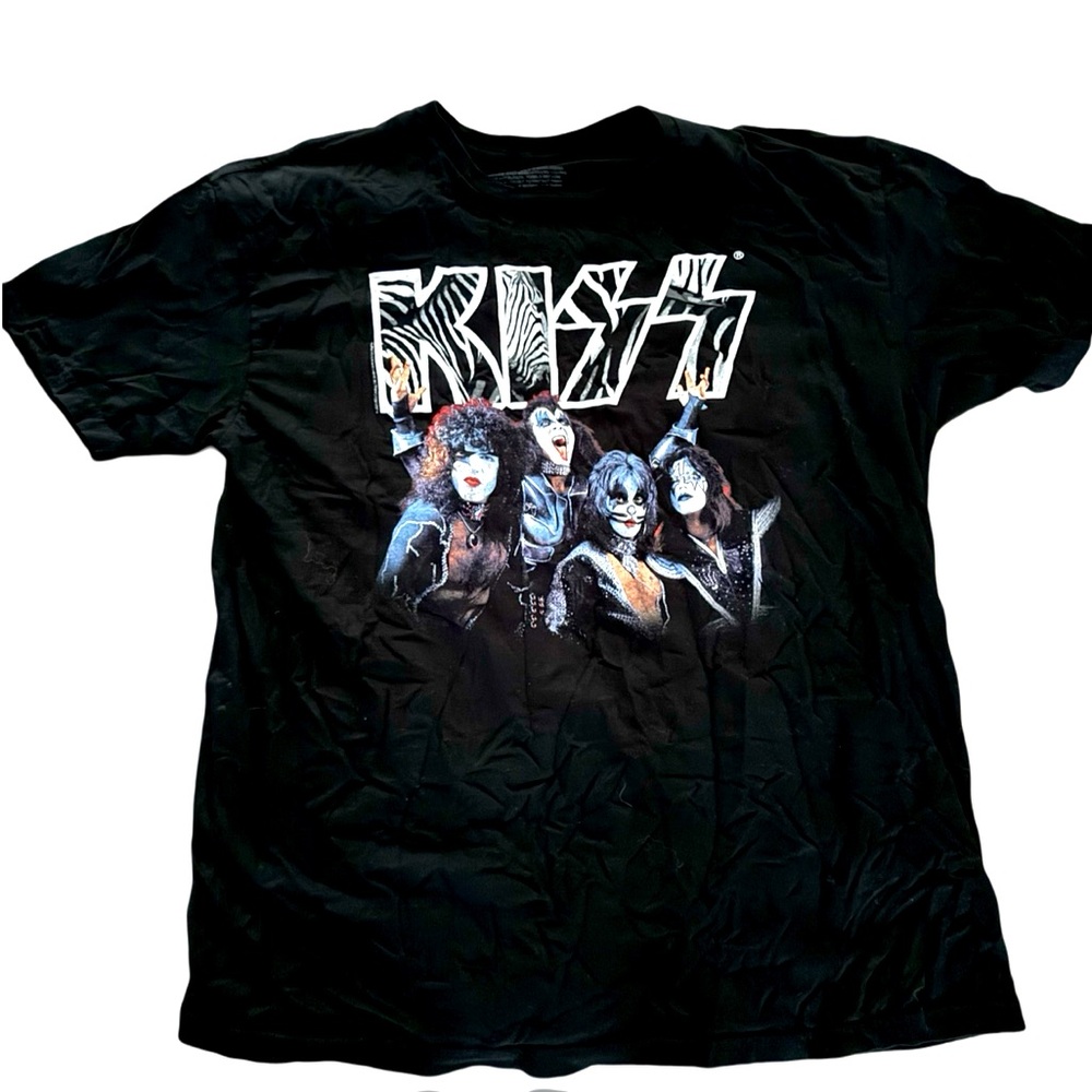 KISS Full band concert tee: Adult XL: Kiss Army: Detroit Rock City: Gene Simmons